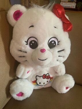Hello Kitty/Carebears  White Plush Toy